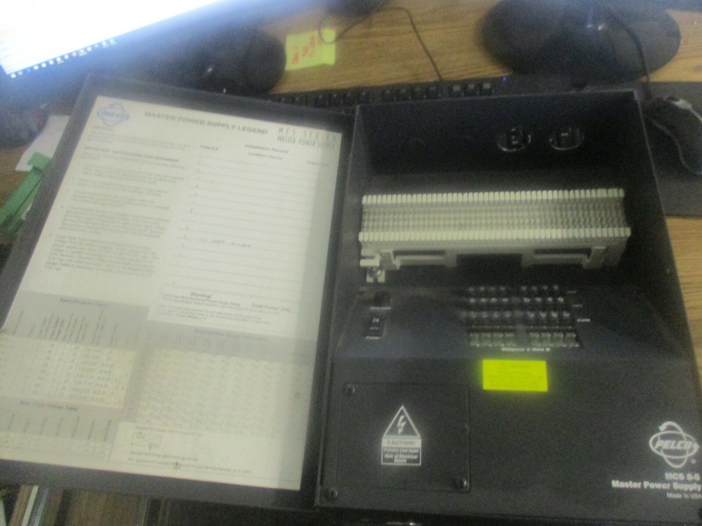 Pelco Model: MCS8-5 Master Power Supply <