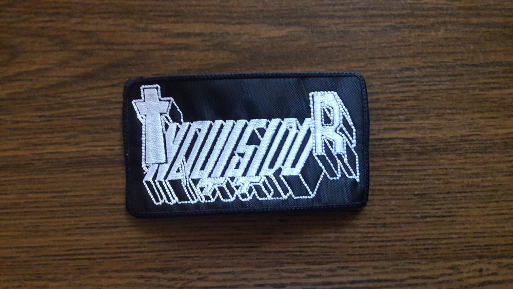 INQUISIDOR,SEW ON WHITE EMBROIDERED PATCH