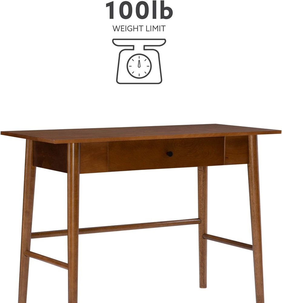 Melissa Mid Century Walnut Desk by