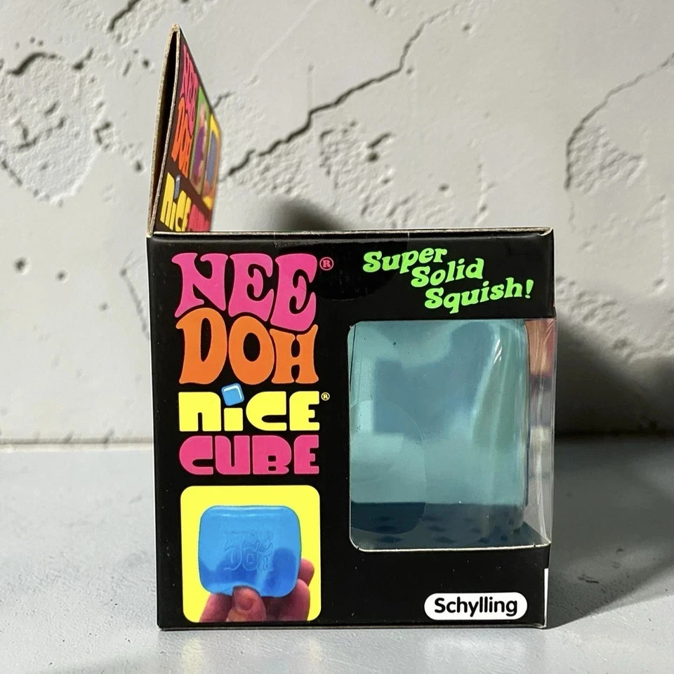 Nee Doh Nice Cube, Sensory Squeeze Cube Fidget Toy