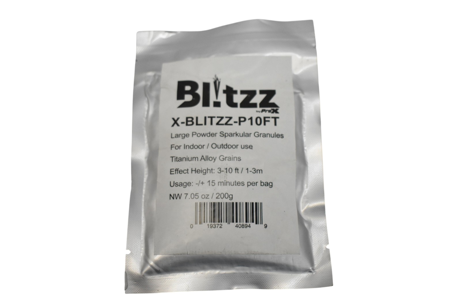 Pro X Blitzz Large Powder Cold Spark Effect Granules Effect Height: 3-10ft