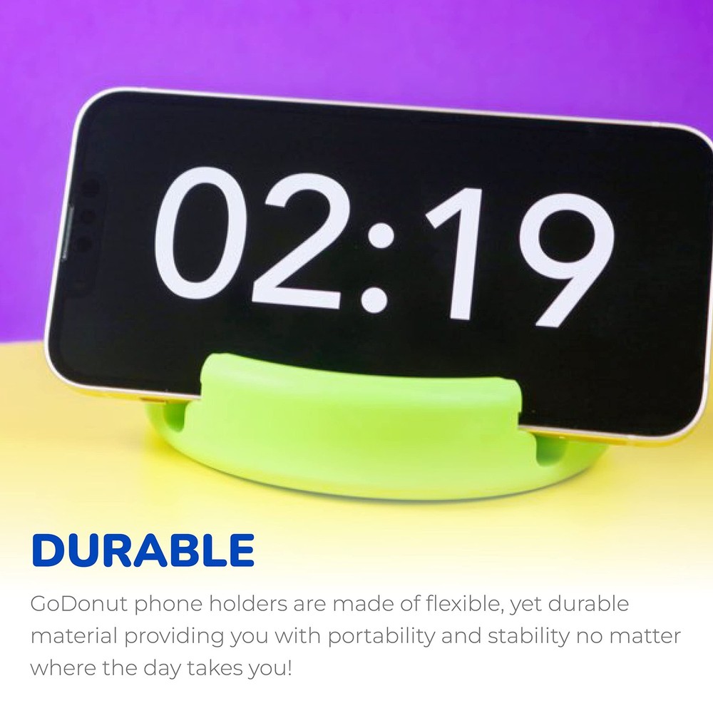 GoDonut Original – Smartphone and Tablet Stand – Compatible Medium, Black