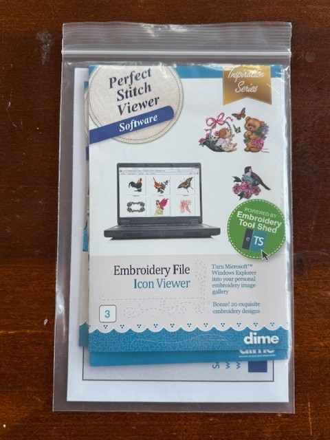 DIME Perfect Stitch Viewer Software - View Embroidery Files on your Computer