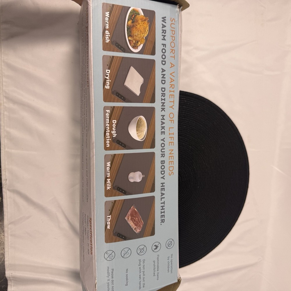 Foldable Electric Food Warming Mat Buffet Warming Tray With Timer