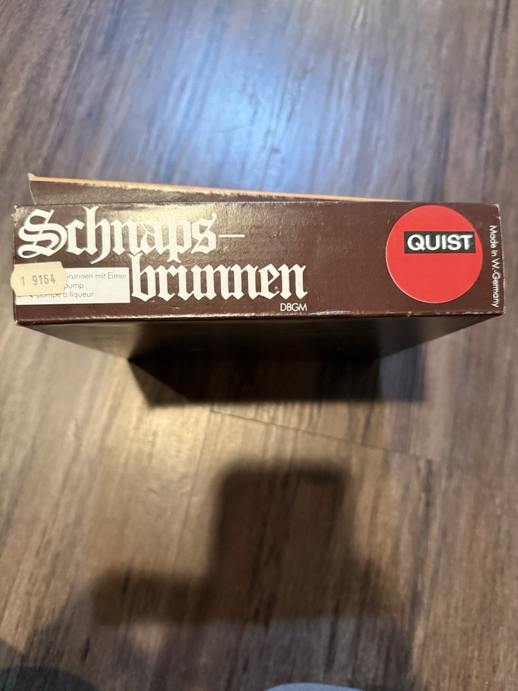 Vintage Schnaps-Brunnen German Schnaps Pump In Box