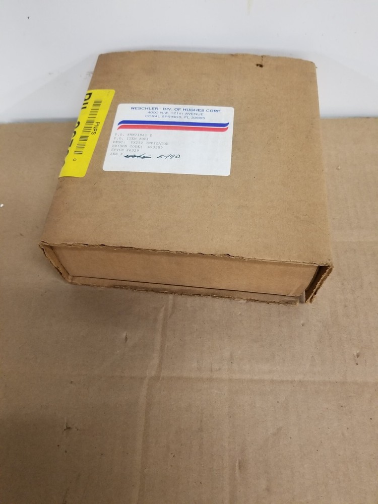 Weschler VX-252 Panel Meter Vertical Indicator -150 to 150