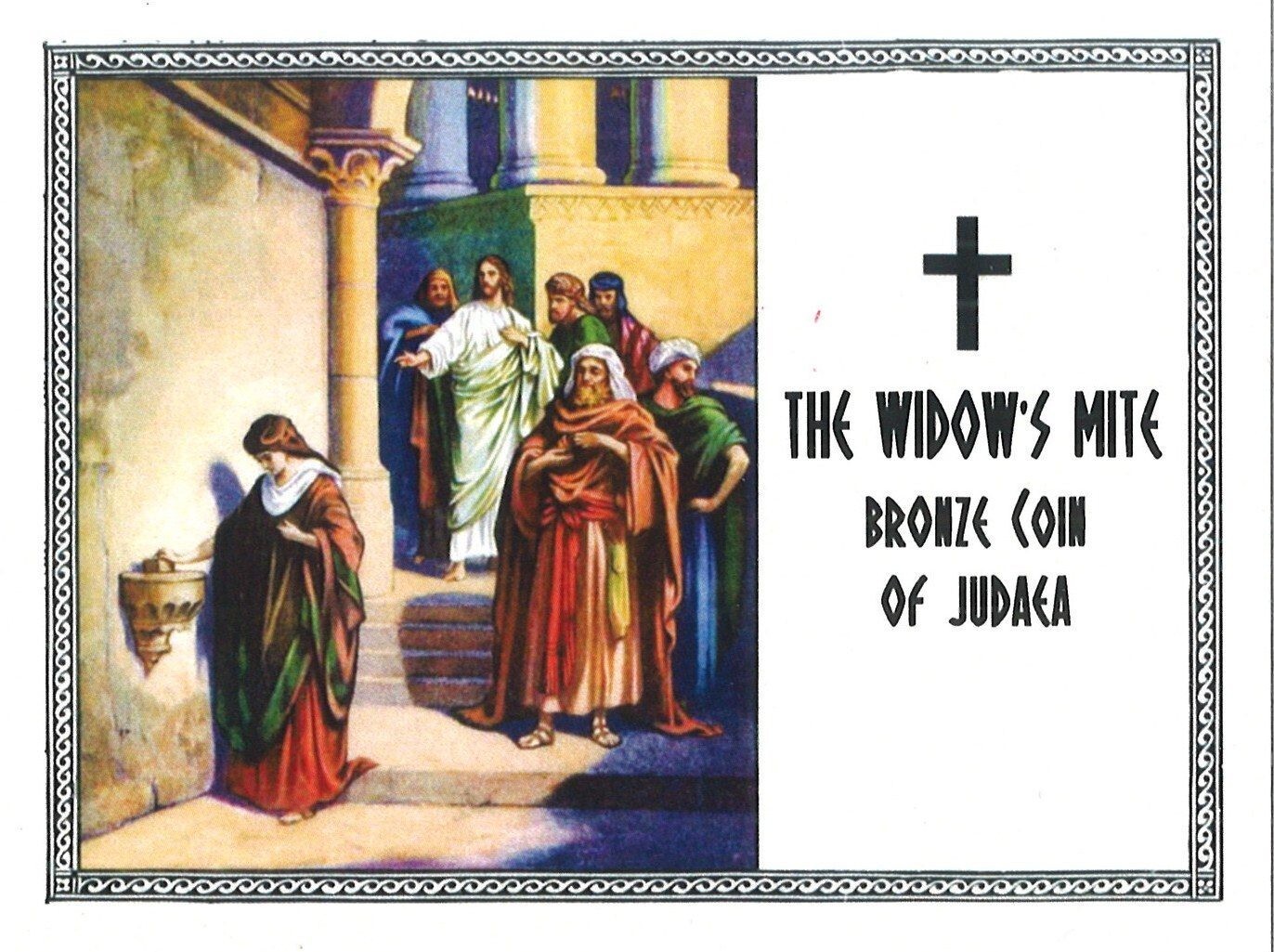 Widows Mite NGC Certified * High Grade * Judean Prutah 103-76 BC w/ BOX and COA