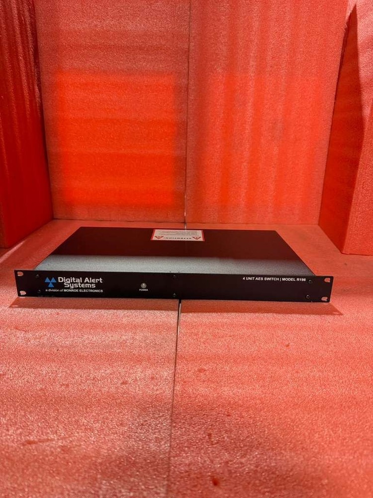 Digital Alert Systems R198 4-Channel AES Switch Network Audio Converter