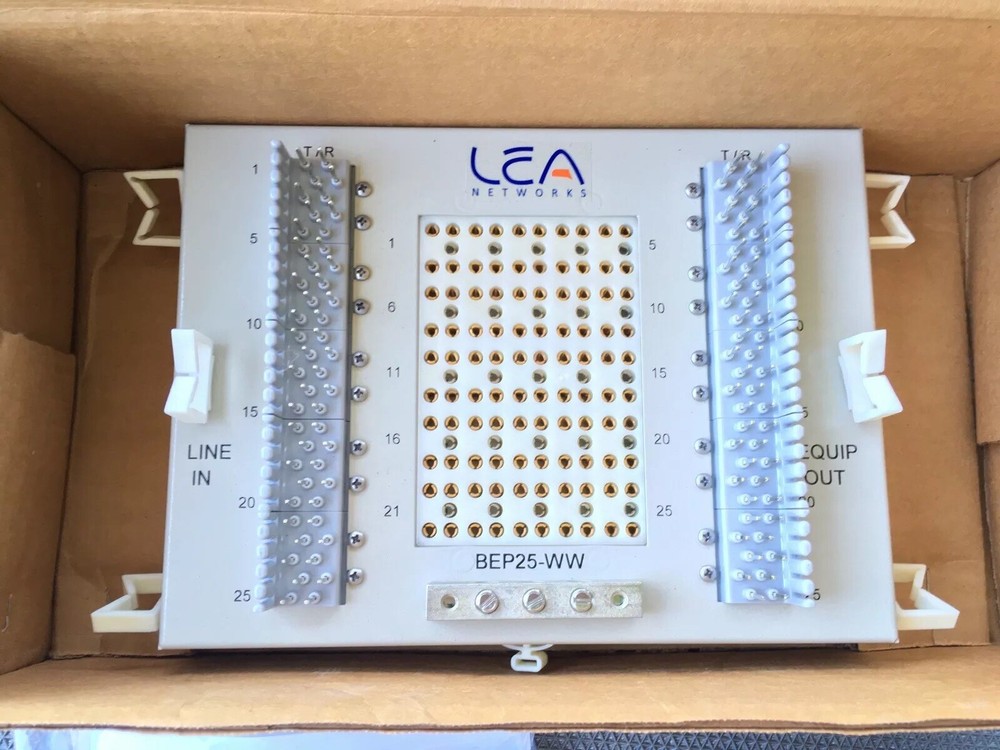 Lea Networks BEP25-WW Building Entrance Protector Wire Wrap Type IDC