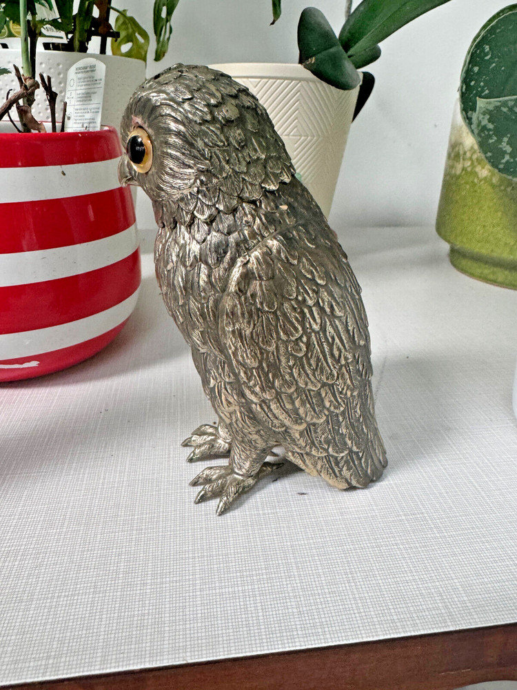 Silver Plate Owl Sugar Caster Corbell and Co.