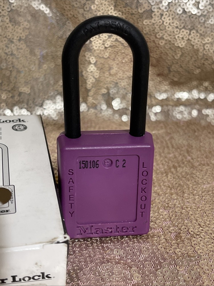 MASTER LOCK 406KA400PRPLockout Padlock Purple New