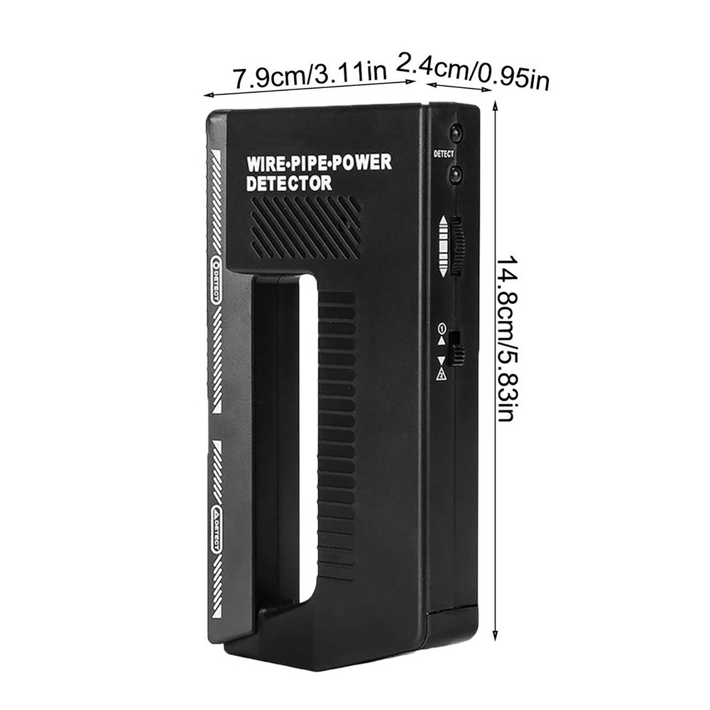 Handheld Wpp123 Wire Pipe Voltage Detector Wall Scanner Metal Detector Meter