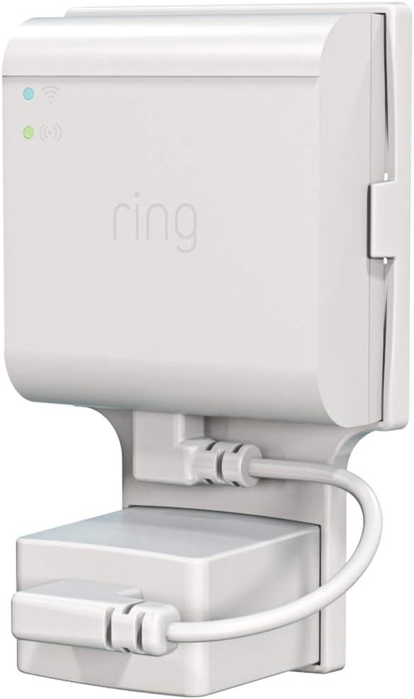 Outlet Mount for Ring Bridge, No Drilling and Speace Saving 1 Pack, White
