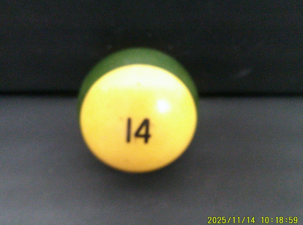 Replacement #14 Billiard Pool Ball - Standard Regulation - 2 1/4" Diameter Solid