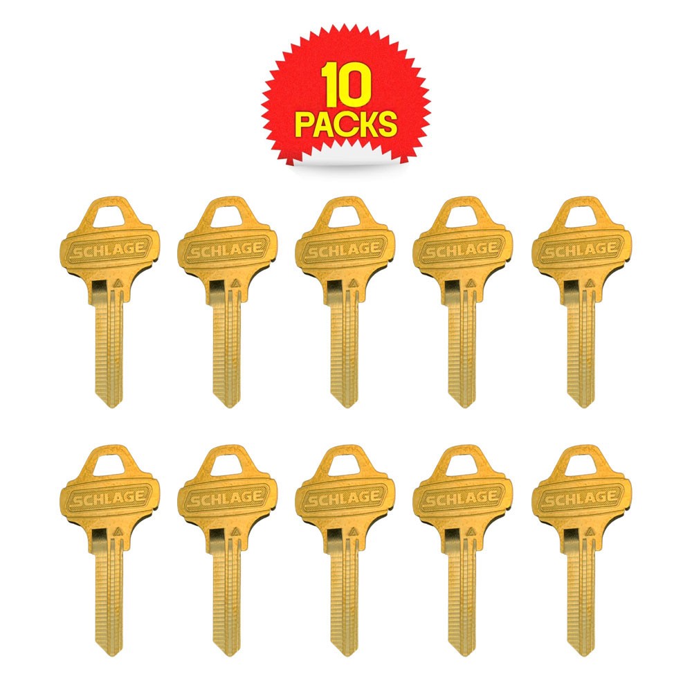 C145 Key Blank 6-Pin Brass