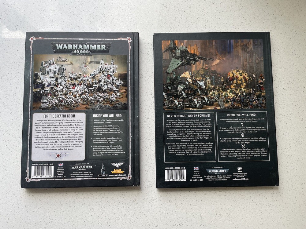 Warhammer 40k Codex Lot 2- Very Nice Condition