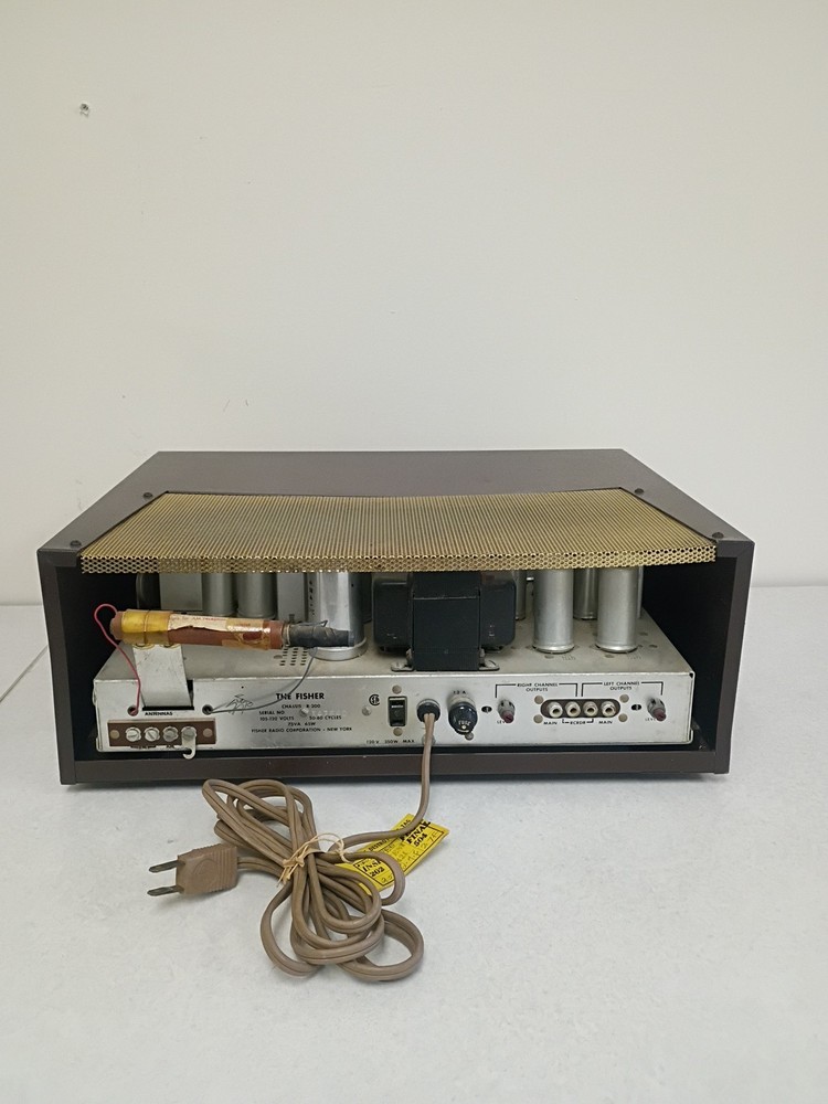 Fisher R-200 1960 Testing Working Lights Up Read