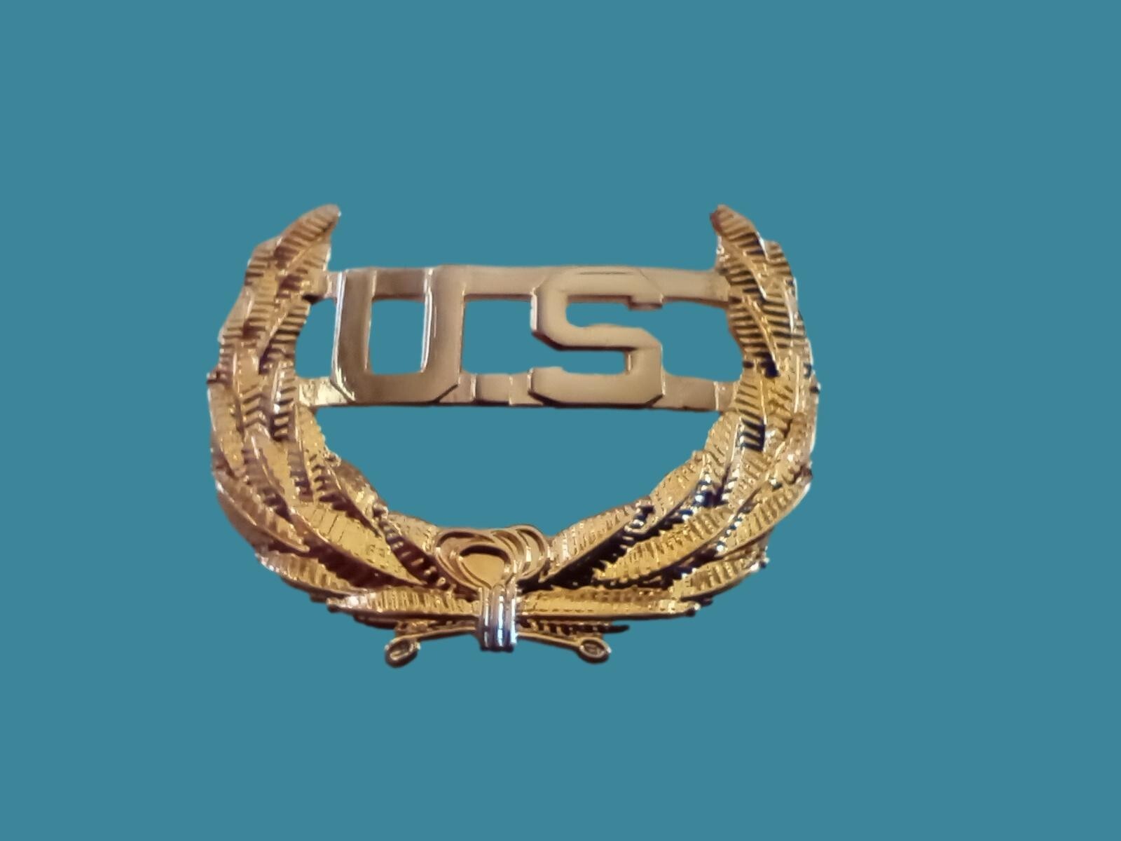 U.S CIVIL WAR KEPI CAP BADGE INSIGNIA HAT PIN NORTHERN UNION TROOPS US HAT BADGE