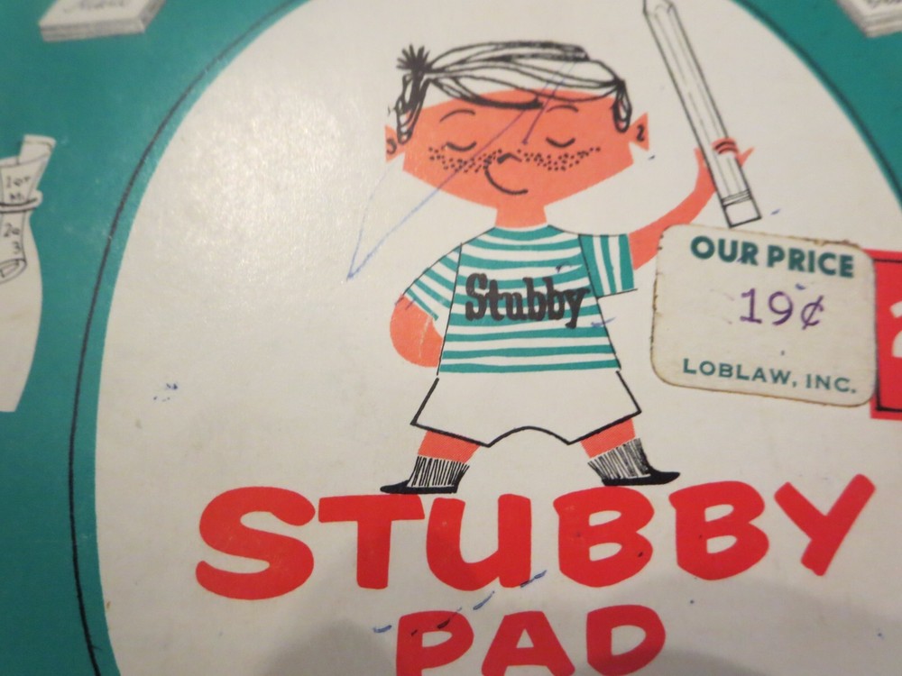 Stuart Hall Vintage Stubby Pad circa 1955 used