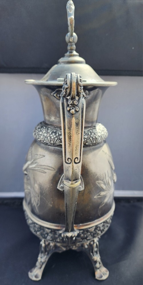 Vintage 1924 Meriden Silver Bird Pitcher