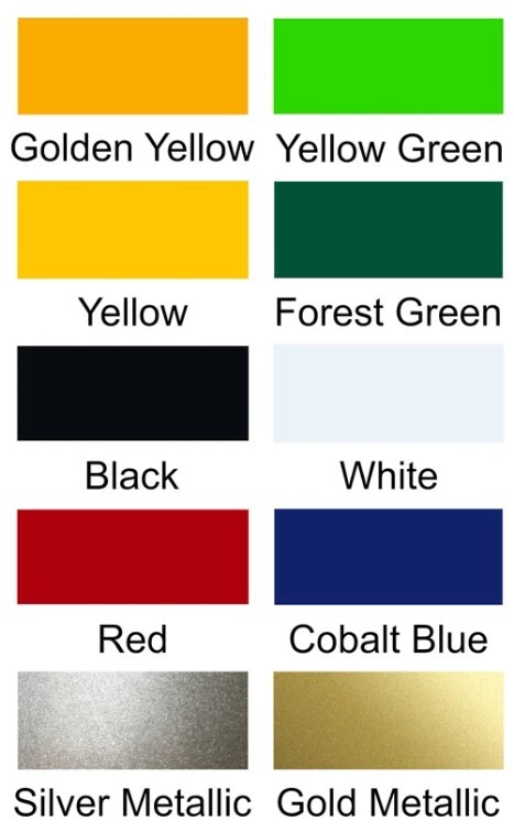 4x Caliper Decal for BREMBO brakes - CHOOSE COLOR - FAST SHIPPING