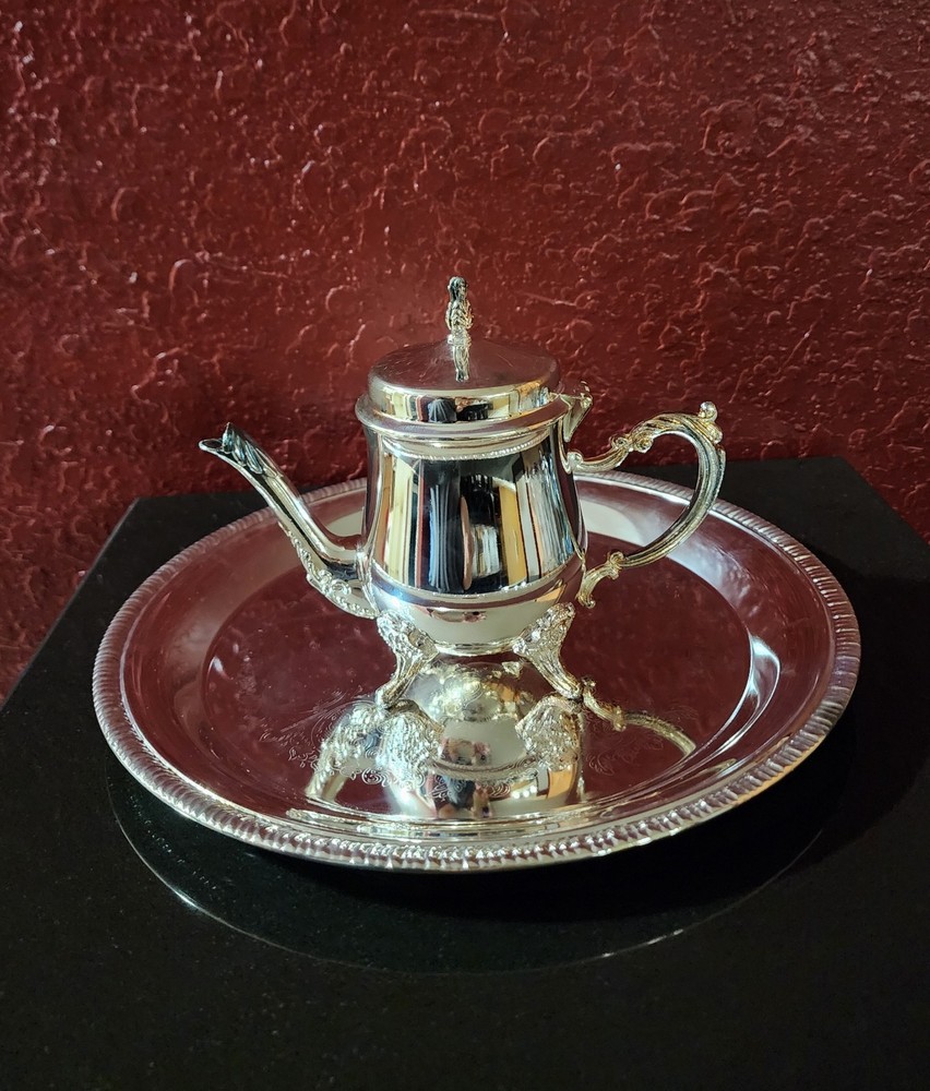 Silverplated Mini Coffee Set with Tray