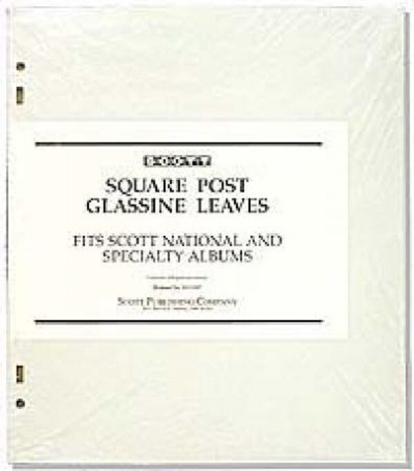 100 Scott Glassine Interleaving For 3-Ring & 2-Post Specialty/National Binders
