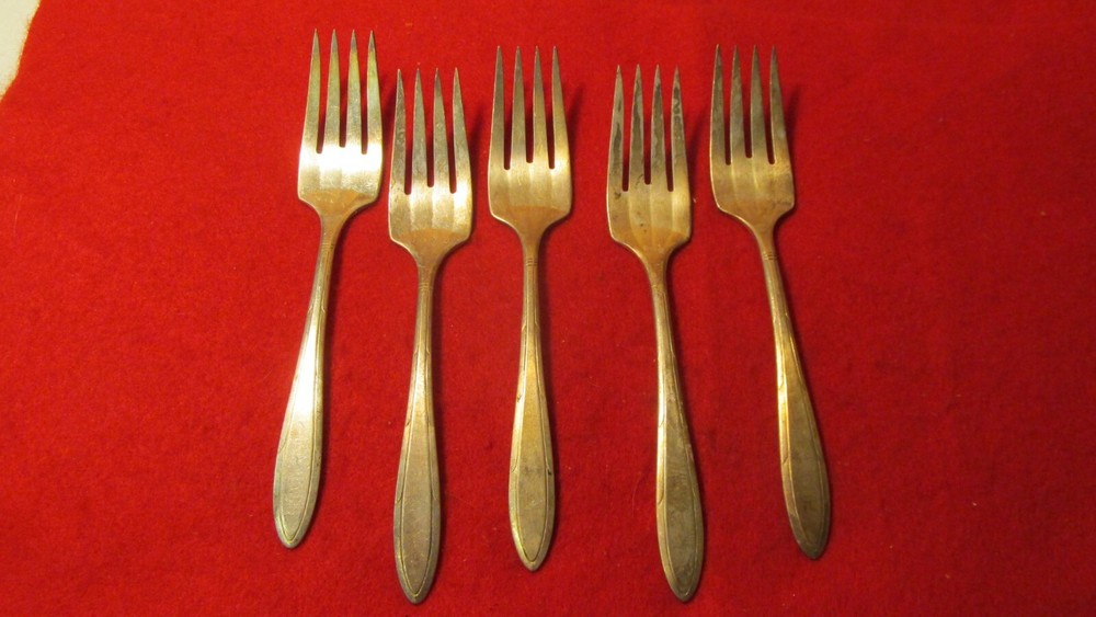 Nobility Plate Revere Salad Forks- 5