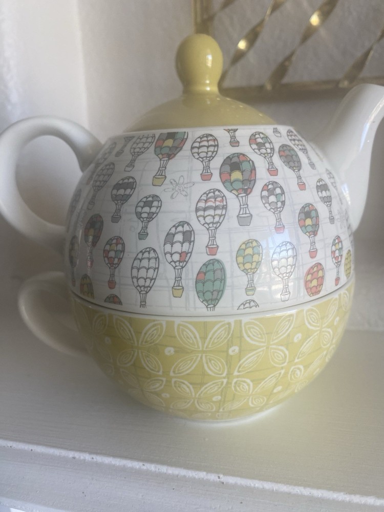 Big Balloons Teapot And Cup