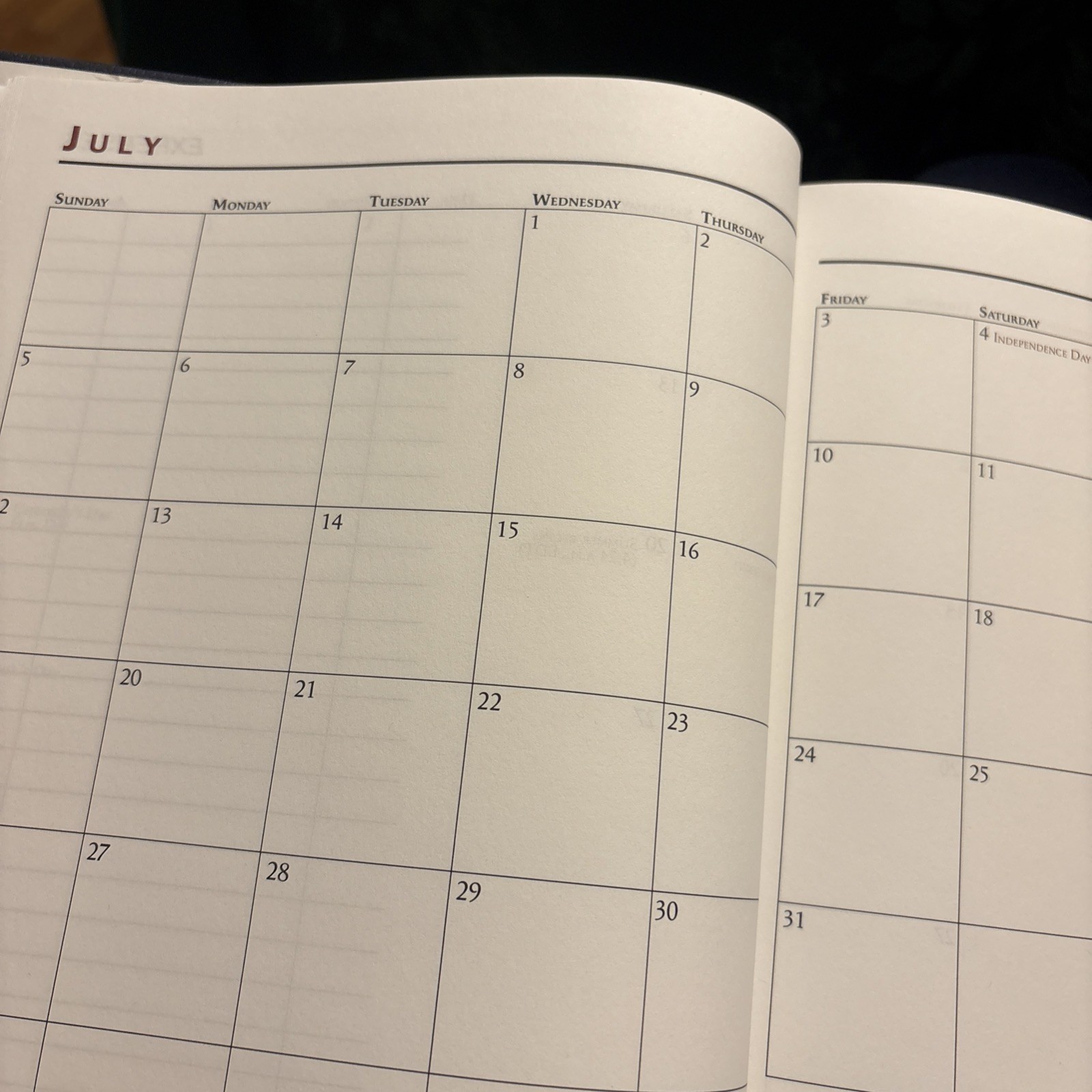 Sundial Black Hard Cover 2026 Day Planner And Calendar