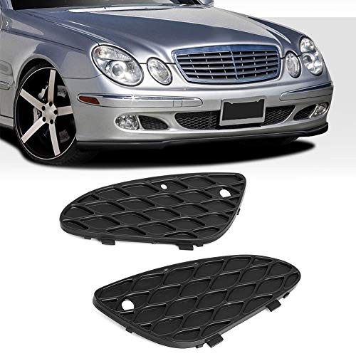 Front Left and Right Bumper Grille Insert Mesh Cover for -Benz E-Class W211