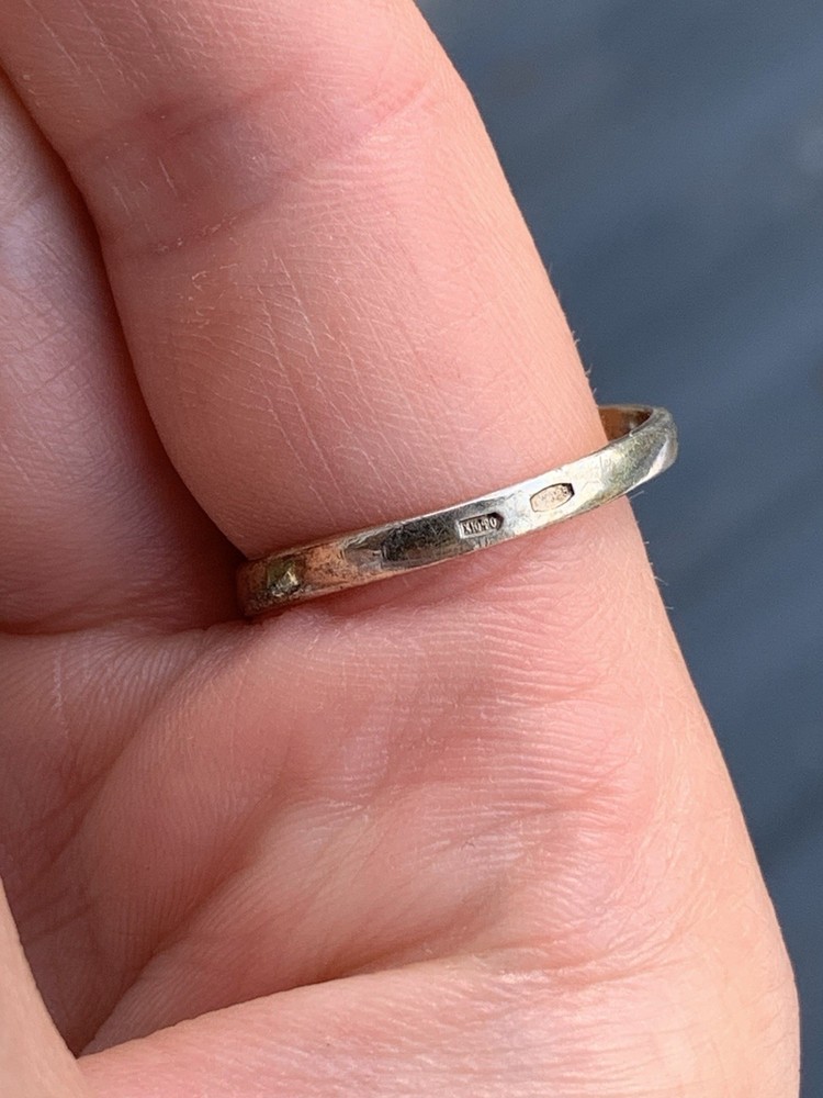 SOLID 925 Sterling Silver Ring Band US size 9