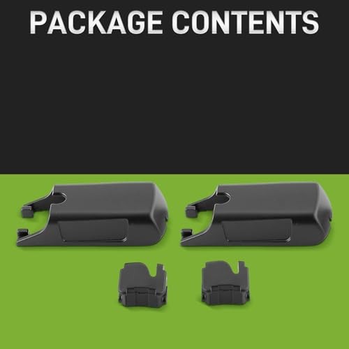 2Pcs W000050335 Front Windscreen Wiper Arm Cover Cap Push Clips Compatible