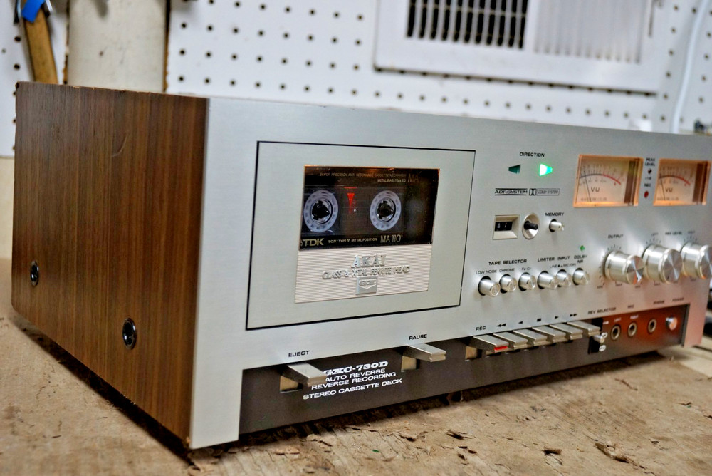 Serviced Working Multi Power Bidirectional Play/Record Akai GXC-730D READ