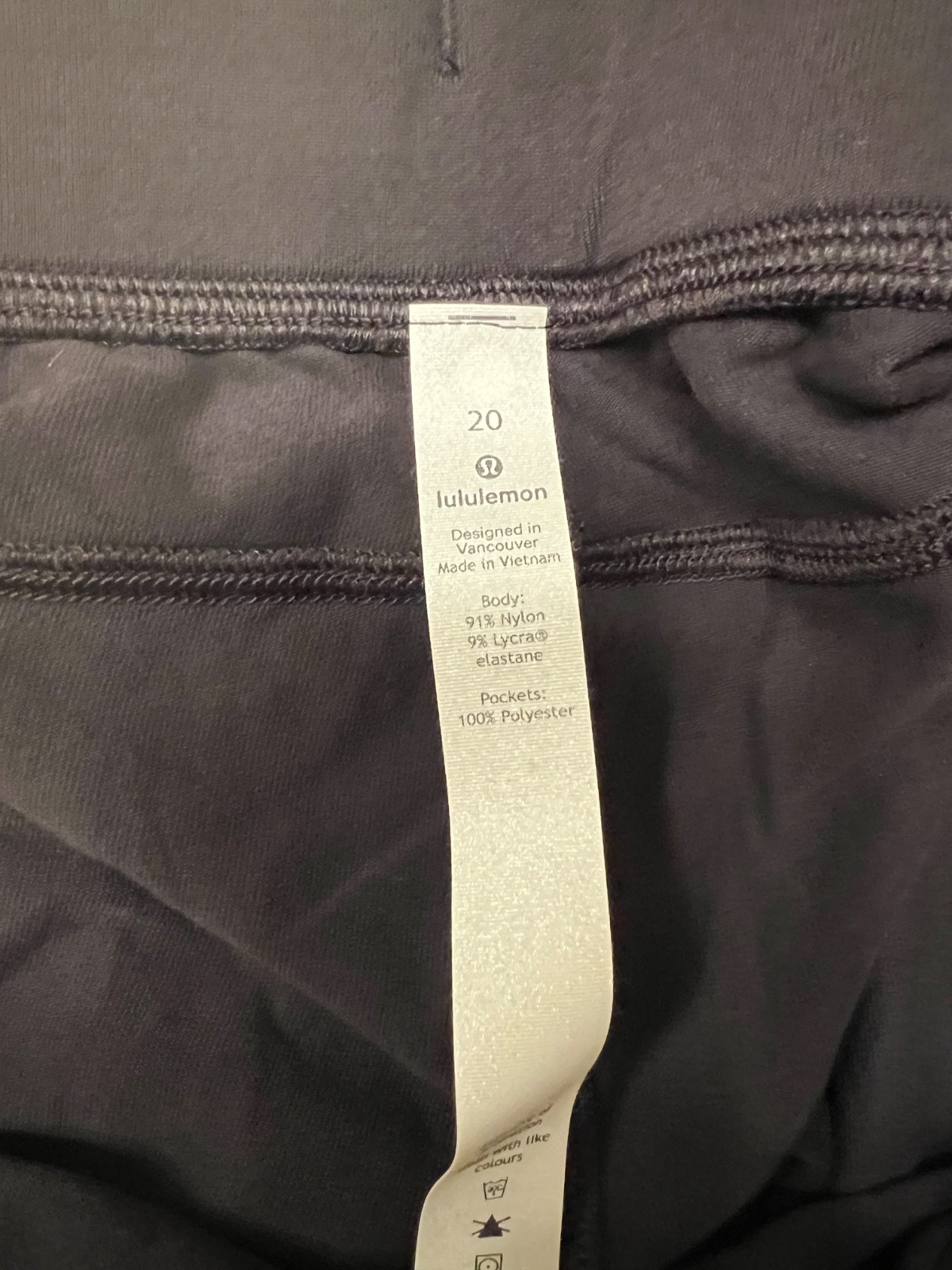 Lululemon Ready to Rulu Black Jogger 20