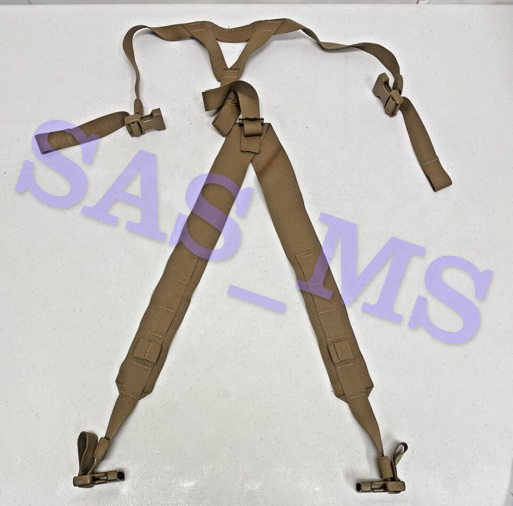 2X USMC COYOTE CHEST RIG TACTICAL ASSAULT PANEL HARNESS ASSEMBLY SHOULDER STRAP