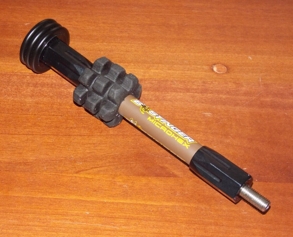 Bee Stinger MicroHex 6" Stabilizer in Brown Finish - B Stinger