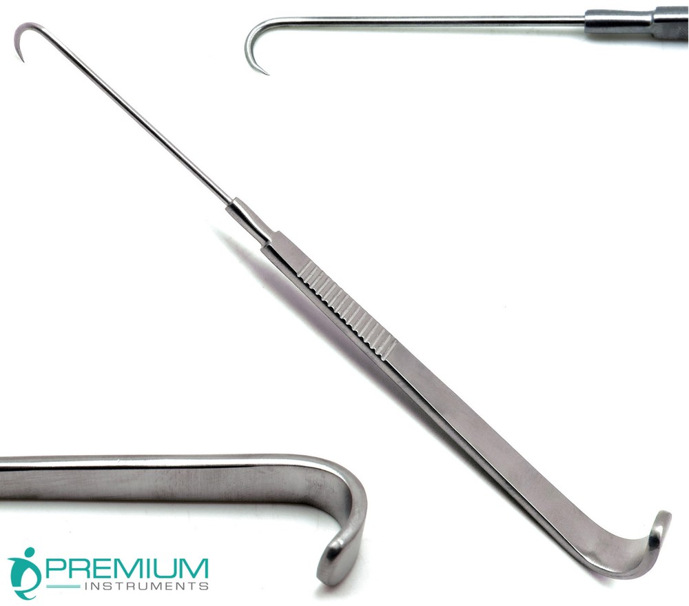 NEWS ENT Tracheal Hook Retractor 6" Sharp Point Surgical Instruments