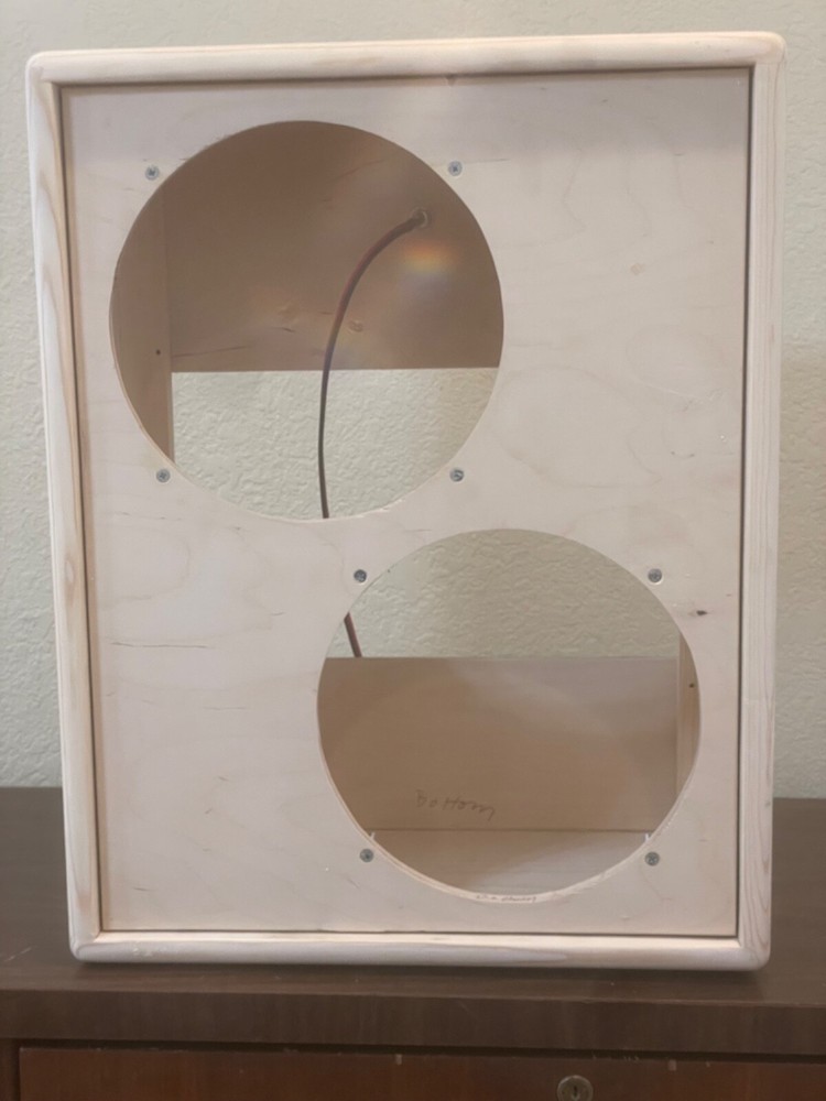 Rawcabs  pine rear load 2x10 vertical extension cabinet  .