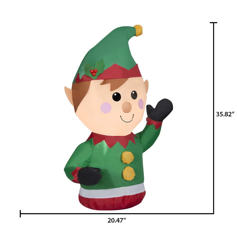 Airblown Inflatables Elf Car Buddy