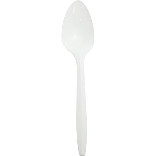 D&W Fine Pack L1003 Spartan White Medium Duty Teaspoon