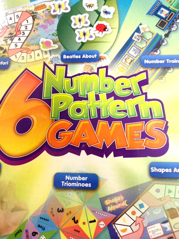 Junior Learning 6 Number Pattern Games.
