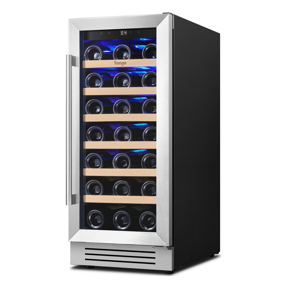 Yeego 15" Compressor Wine Cooler Single Zone Freestanding Digital Control
