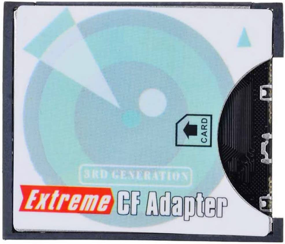CY SD SDHC SDXC to CF Compact Flash Memory Card Adapter Reader Type I High-Spee