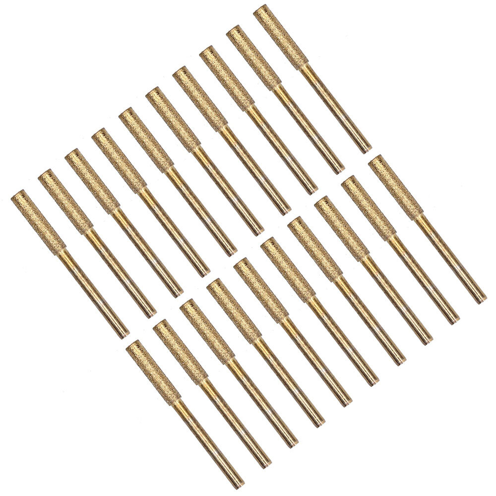 36pcs 5/32'' 3/16'' 7/32" Chainsaw Sharpener Burr Grinder Drill Bits for Dremel