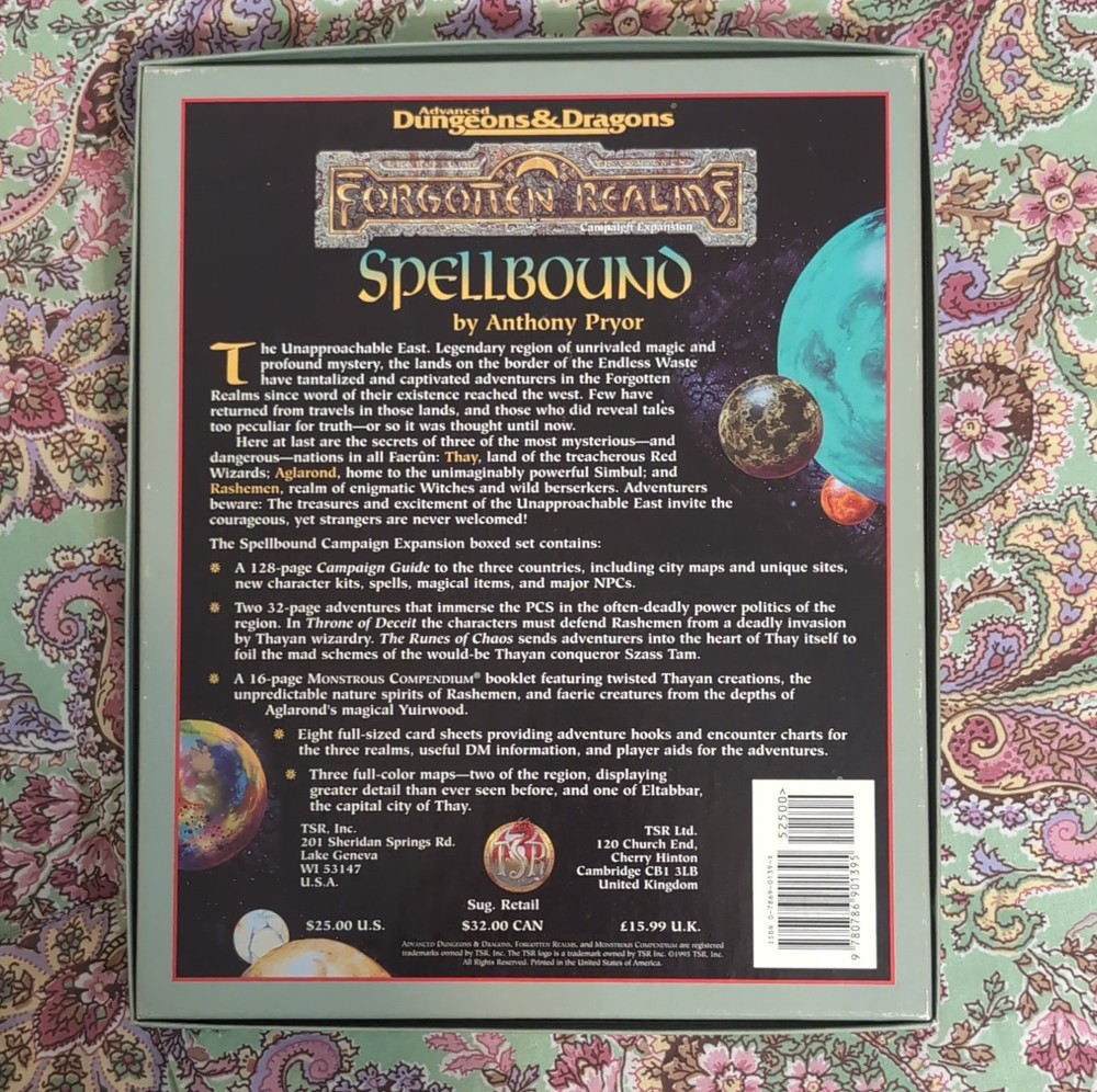 AD&D Forgotten Realms Spellbound Campaign Expansion 1121 complete