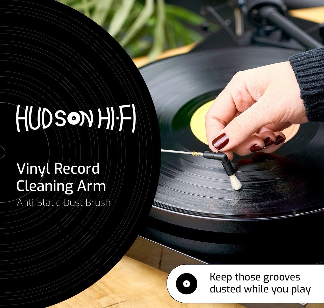 Hudson Anti-Static Cleaning Arm -Adjustable, Universal Fit