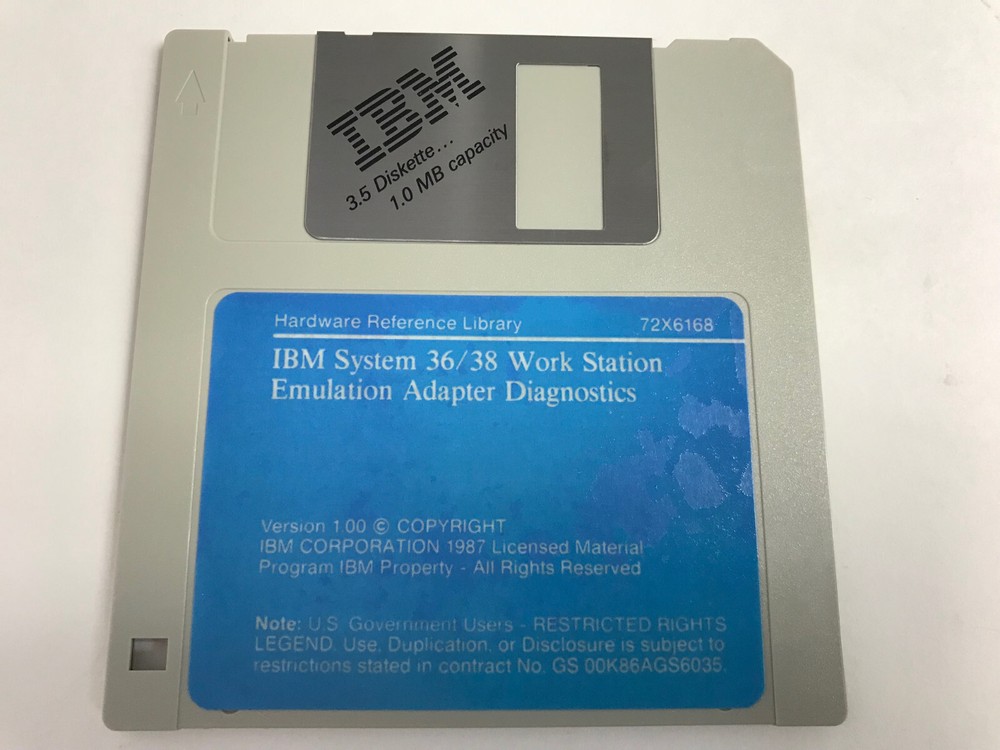 IBM SYSTEM 36/38 WORK STATION EMULATION ADAPTER QUICK REFERENCE 69X6285