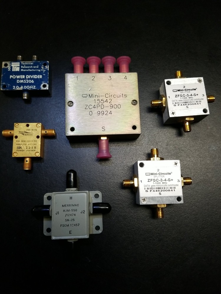 RF Power Splitters, SMA (x6)