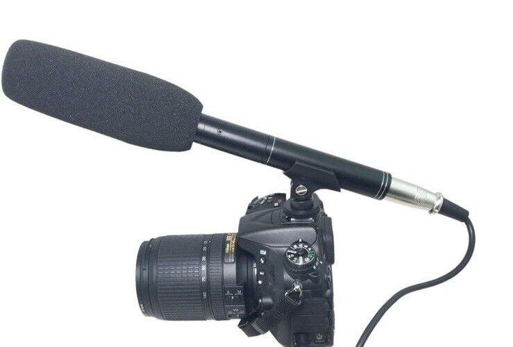 6.5mm Wired Microphone Mic System For DSLR Camera Interview Recording Phone BEA